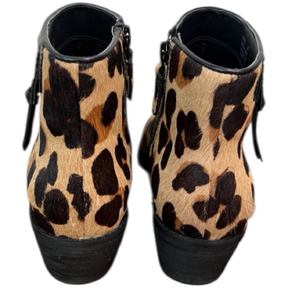 Cole Haan Joanna Leopard Animal Print Calf Hair Boot Size 5 - Picture 6 of 12